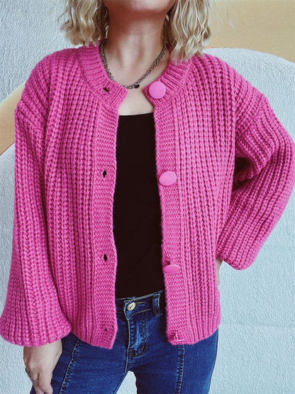 Adelheid® | Langermet cardigan med knapper