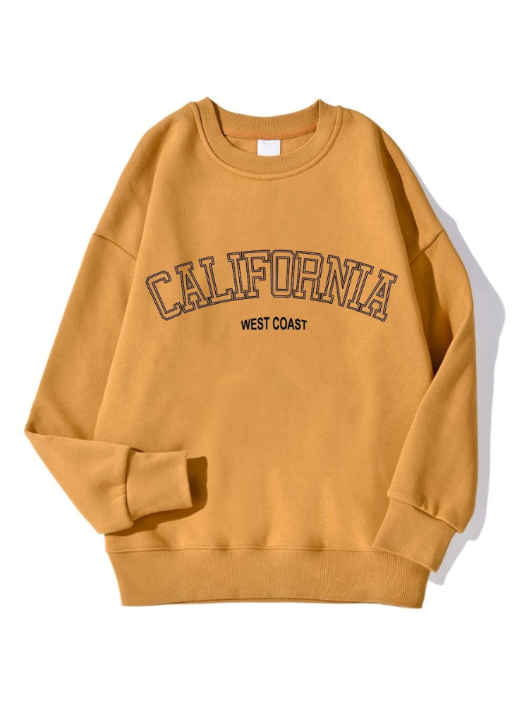 Gertrudis® | California West Coast Oversized Sweatshirt - Genser for kvinner