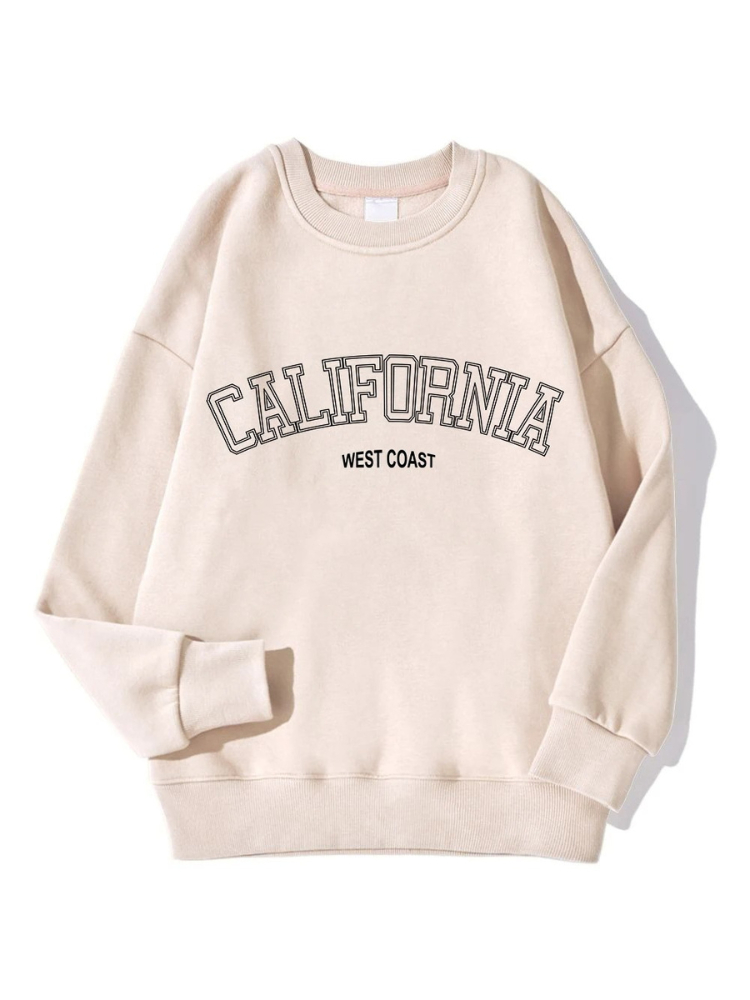 Gertrudis® | California West Coast Oversized Sweatshirt - Genser for kvinner