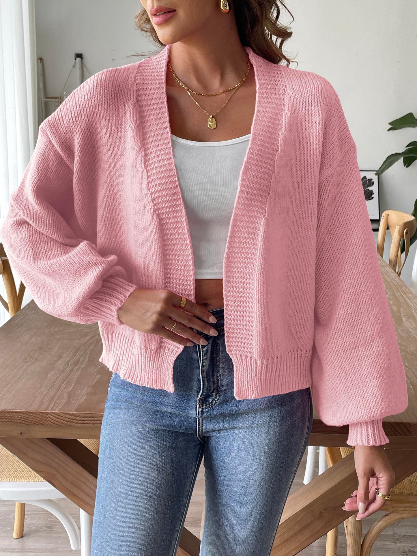 Geraldine® | Langermet cardigan med åpen front