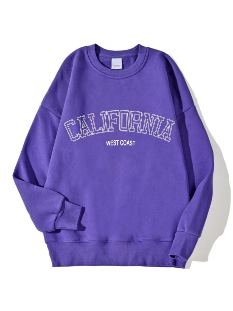 Gertrudis® | California West Coast Oversized Sweatshirt - Genser for kvinner