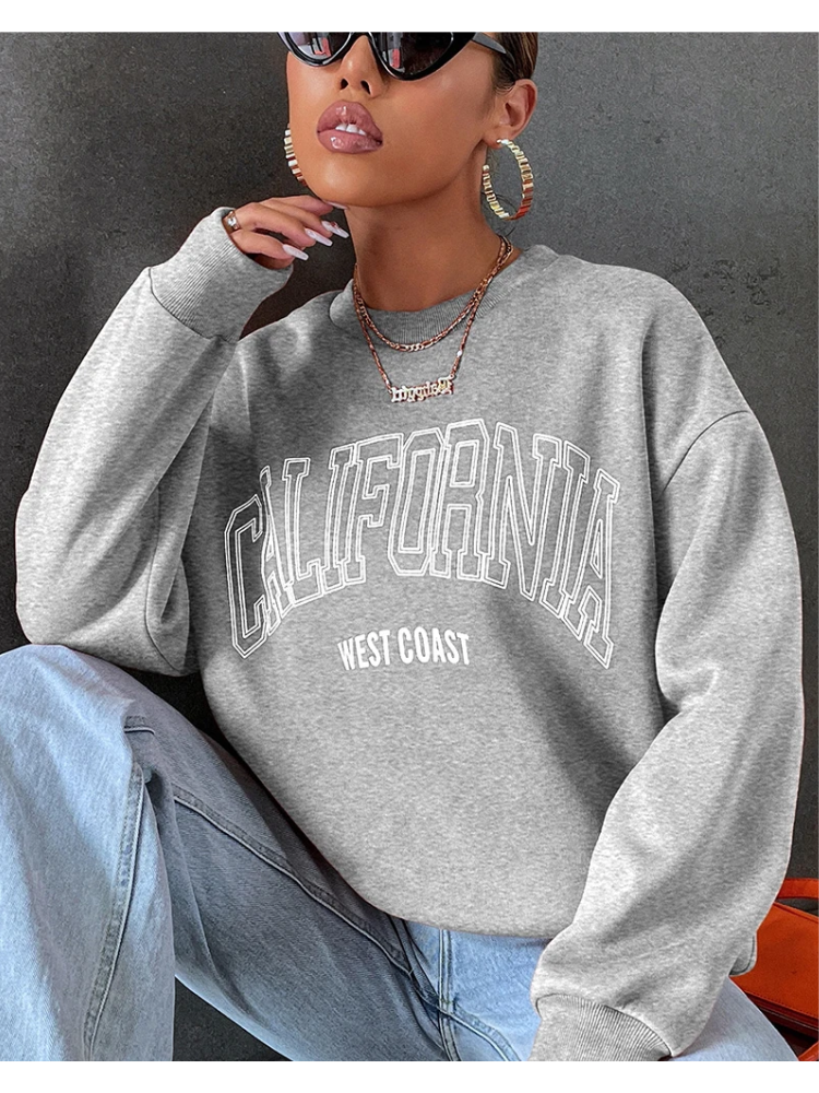 Gertrudis® | California West Coast Oversized Sweatshirt - Genser for kvinner