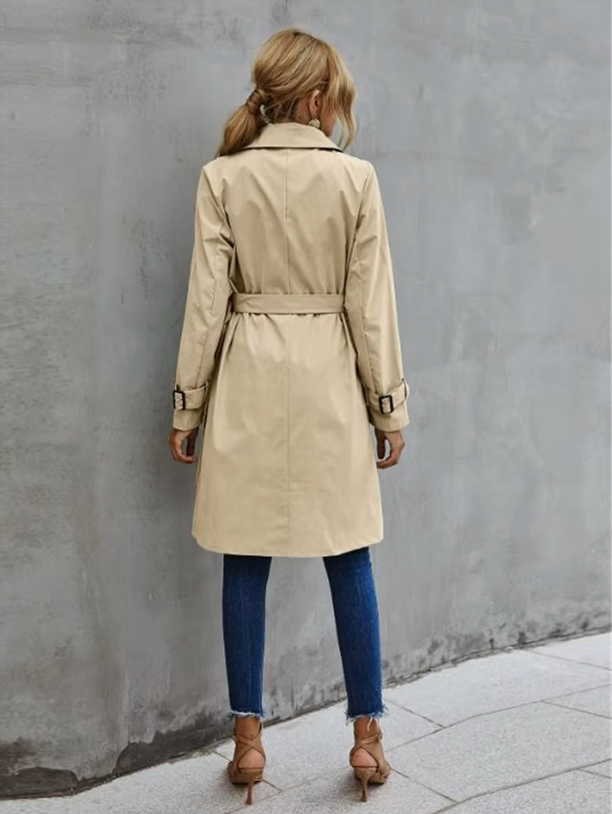 Geraldine® | Uformell langermet trenchcoat