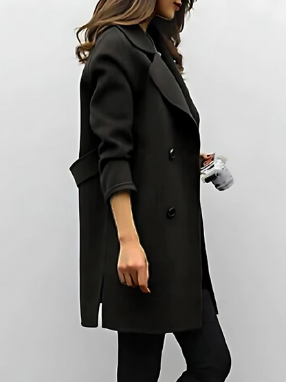 Yolaina® | Lang klassisk trenchcoat for kvinner