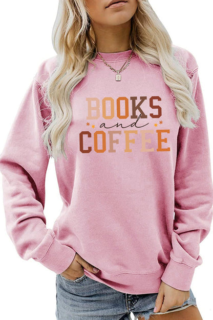 Alicia® | Bøker Coffee Letters trykte sweatshirts