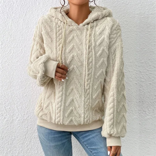 Zaida® | Teddy Fleece-hettegenser fra Sol L