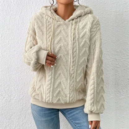 Zaida® | Teddy Fleece-hettegenser fra Sol L