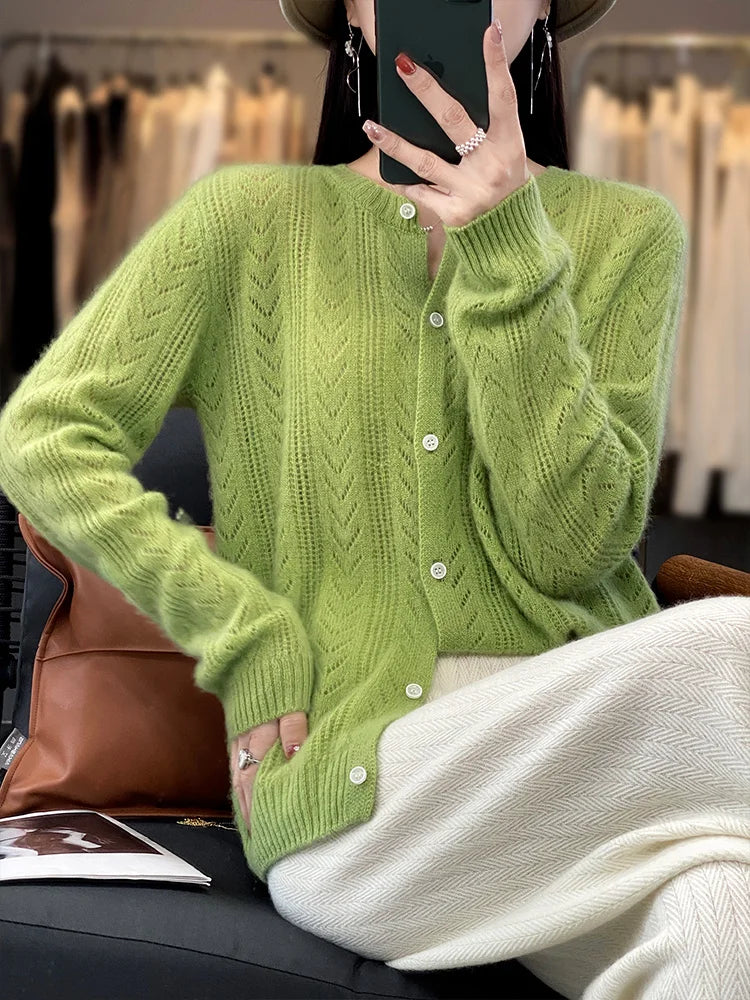 Fernanda® | Myk kabelstrikket cardigan