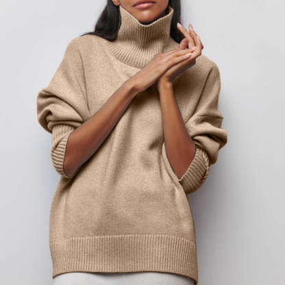 Yvonne® | Strikket genser med turtleneck