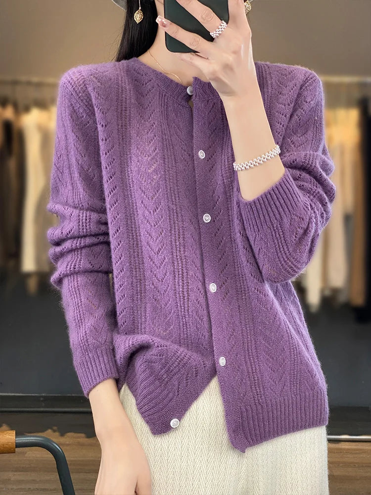 Fernanda® | Myk kabelstrikket cardigan