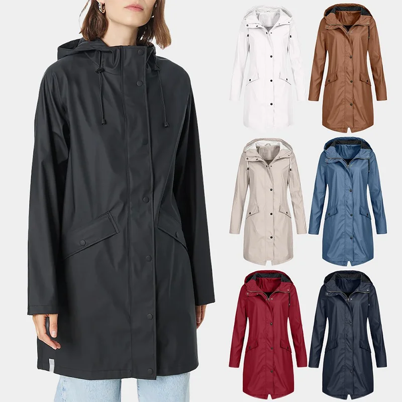 Yasmin® | Trenchcoat med hette