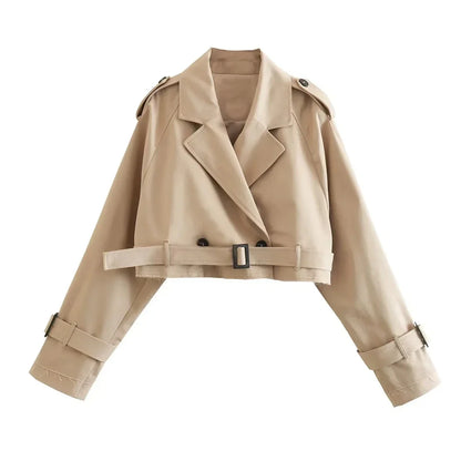 Vania® | Vintage trenchcoat for kvinner med belte