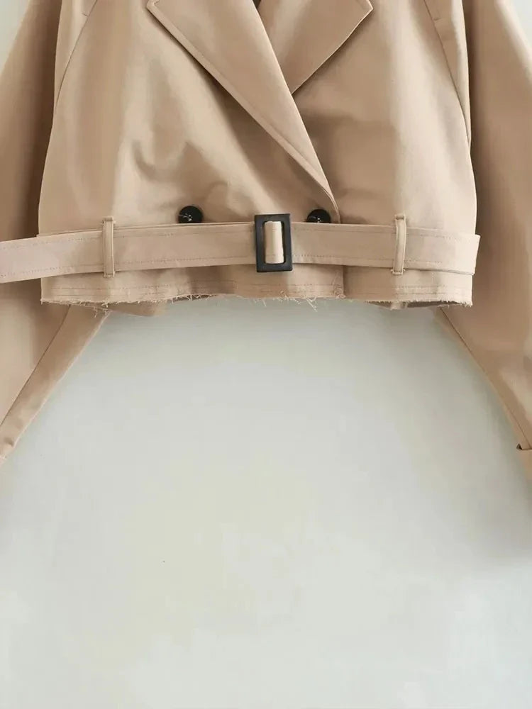 Vania® | Vintage trenchcoat for kvinner med belte