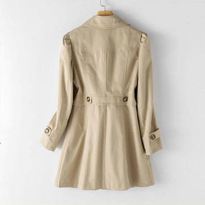 Galadriel® | Klassisk trenchcoat med knappestolpe