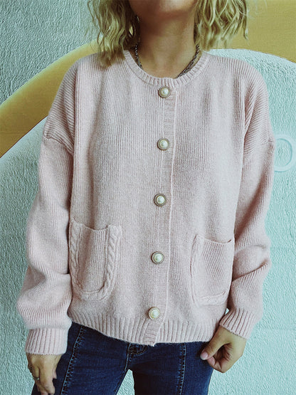 Helene® | Langermet cardigan med knapper