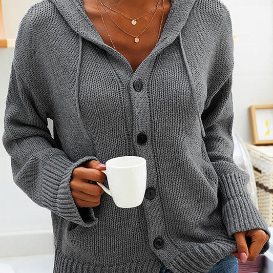 Indira® | Cardigan med hette