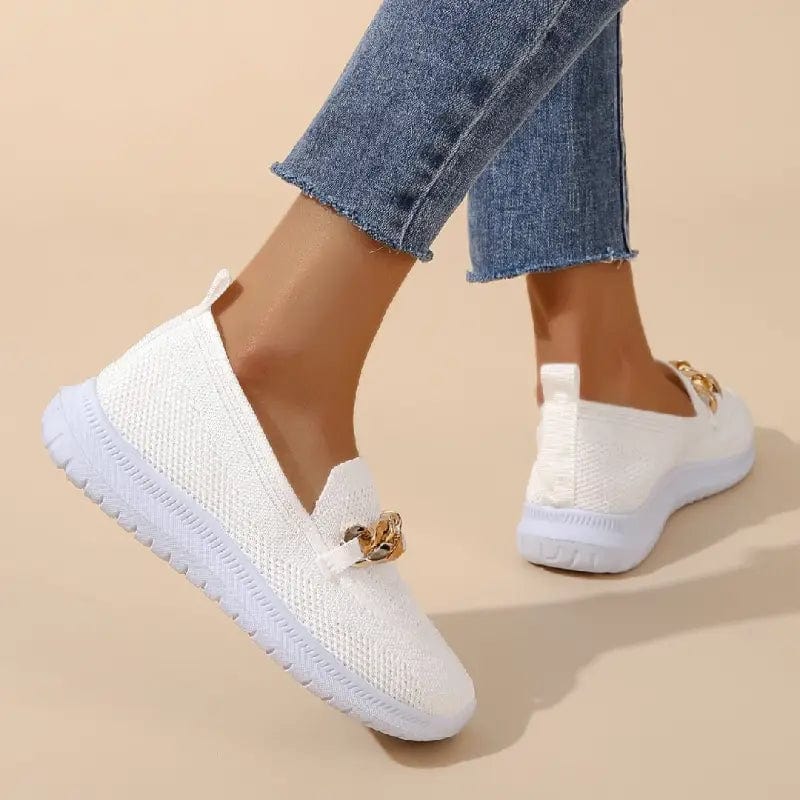 Nerea® | Luksuriøs slip-ons med strikket kjede