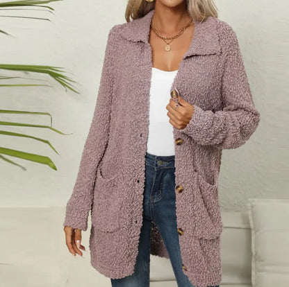 Alicia® | Lang cardigan med lommer