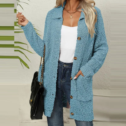 Alicia® | Lang cardigan med lommer