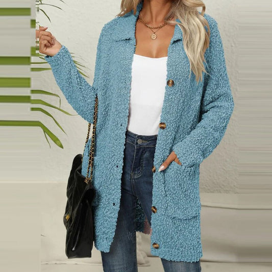 Alicia® | Lang cardigan med lommer