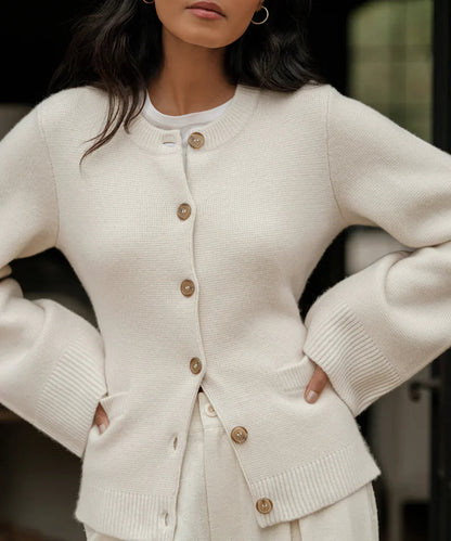 Victoria® | Elegant Lana cardigan med knapper